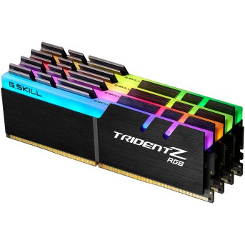 Комплект модулей памяти G.SKILL TridentZ RGB F4-3600C18Q-128GTZR DDR4 128GB (Kit 4x32GB) 3600MHz - Metoo (1)