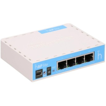 Wi-Fi точка доступа MikroTik RB941-2nD RouterBOARD hAP Lite (3UTP 100Mbps, 1WAN, 802.11b/<wbr>g/n, 1.5dB - Metoo (3)