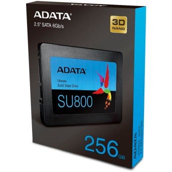 Твердотельный накопитель SSD ADATA ULTIMATE SU800 256GB SATA - Metoo (3)