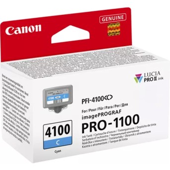 Чернильный картридж Canon PFI-4100 Cyan - Metoo (2)