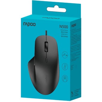 Компьютерная мышь Rapoo N500 Чёрный - Metoo (3)