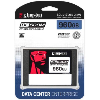 Твердотельный накопитель SSD Kingston SEDC600M/<wbr>960G SATA 7мм - Metoo (3)