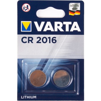 Батарейка VARTA Lithium CR2016 3V (2 шт) - Metoo (1)