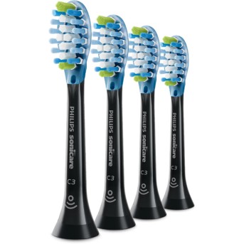 Стандартные насадки для звуковой зубной щетки Philips Sonicare Premium Plaque Defense HX9044/<wbr>33 4шт - Metoo (2)