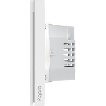 Настенный выключатель двухклавишный Aqara Smart Wall Switch H1 (With Neutral, Double Rocker) - Metoo (2)
