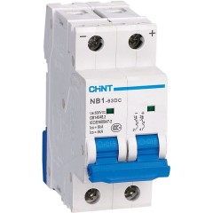 Автоматический выключатель CHINT NB1-63DC 2P 16A DC500B 6kA