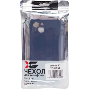 Чехол для телефона X-Game XG-HS64 для Iphone 13 Силиконовый Тёмно-синий - Metoo (3)