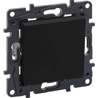 Выключатель трехклавишный Niloe Step 10А авт.клеммы Чёрный в Metoo.kz - Metoo (1)