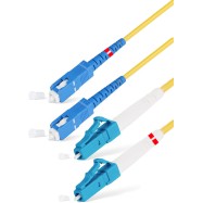 Патч Корд Оптоволоконный SC/UPC-LC/UPC SM 9/125 Duplex 3.0мм 1 м
