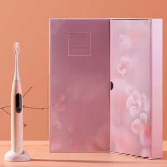 Умная зубная электрощетка Oclean X Pro Sakura pink - Metoo (3)