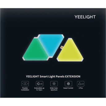 Световая панель Yeelight Smart Light Panels 3pcs Extension - Metoo (1)