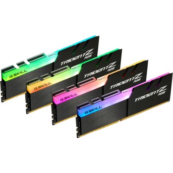 Комплект модулей памяти G.SKILL TridentZ RGB F4-3200C16Q-128GTZR DDR4 128GB (Kit 4x32GB) 3200MHz - Metoo (3)