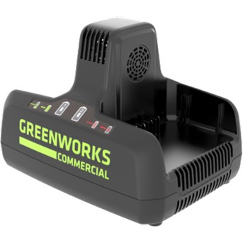 Быстрое зарядное устройство для двух аккумуляторов Greenworks 2939007 82V 8.0 А - Metoo (1)