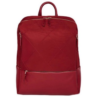 Рюкзак Xiaomi RunMi 90 GOFUN Fashion city Lingge shoulder Bag Красный - Metoo (1)