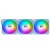 Кулер для компьютерного корпуса Thermaltake CT120 ARGB Sync PC Cooling Fan Hydrangea Blue (3 pack) - Metoo (2)