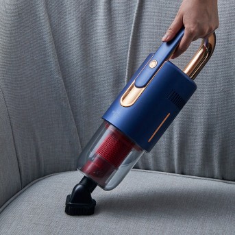 Беспроводной вертикальный пылесос Deerma VC20 Pro Синий - Metoo (3)