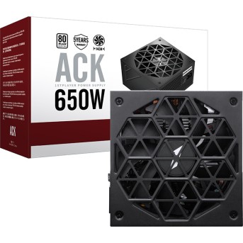 Блок питания 1STPLAYER HA 650W BK - Metoo (1)