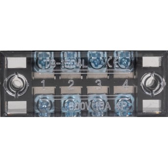 Колодка клеммная карболитовая Deluxe TB - 1504 (15A 4P) - Metoo (2)