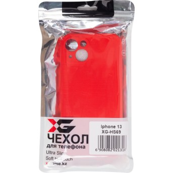 Чехол для телефона X-Game XG-HS69 для Iphone 13 Силиконовый Красный - Metoo (3)