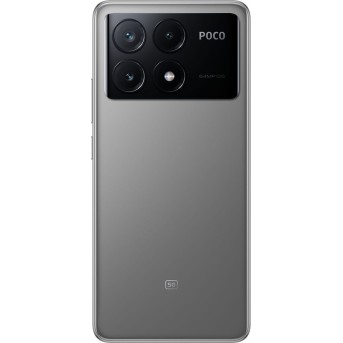 Мобильный телефон Poco X6 Pro 5G 12GB RAM 512GB ROM Grey - Metoo (2)