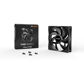 Вентилятор для компьютерного корпуса Bequiet! Pure Wings 3 120mm PWM - Metoo (3)