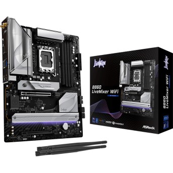 Материнская плата ASRock B860 LIVEMIXER WIFI в Metoo.kz - Metoo (1)