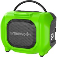 Беспроводная акустическая система аккумуляторная Greenworks GPT-MNBS 24V/220V без АКБ и ЗУ