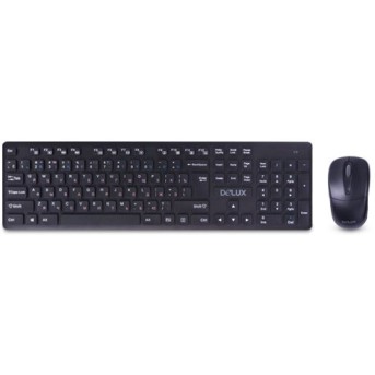 Комплект Клавиатура + Мышь Delux DLD-1505OGB - Metoo (1)