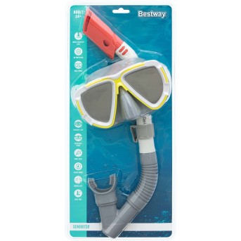 Набор для плавания Bestway 24053 в упаковке: маска, трубка в Metoo.kz - Metoo (3)