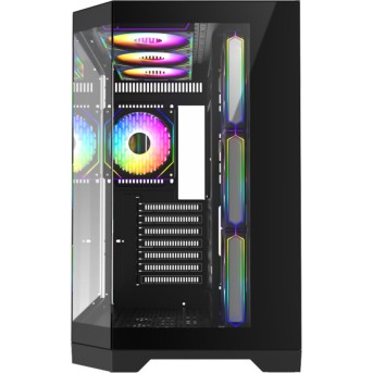 Компьютерный корпус Gamemax Hype-A BK Black без Б/<wbr>П - Metoo (2)