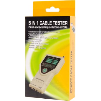 Кабельный тестер Ship G278 Для тестирования BNC RJ-45 RJ-11 USB IEE 1394 Fire Wire - Metoo (3)