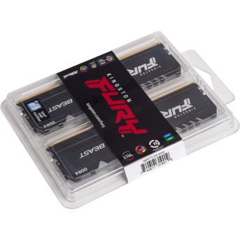 Комплект модулей памяти Kingston FURY Beast RGB KF432C16BBAK2/<wbr>16 DDR4 16GB (Kit 2x8GB) 3200MHz - Metoo (3)