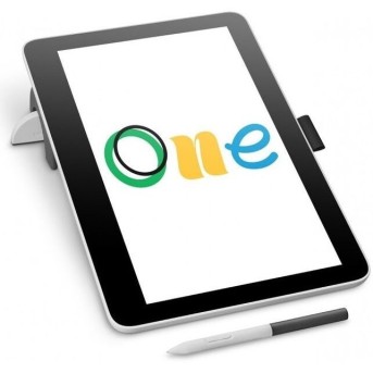 Графический планшет Wacom One 13 Touch pen display (DTH134W0B) Чёрный - Metoo (3)
