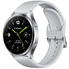 Смарт часы Xiaomi Watch 2 Silver Case With Gray TPU Strap