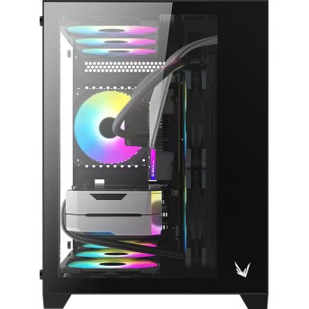 Компьютерный корпус Formula V Crystal Z5 Black без Б/<wbr>П - Metoo (2)