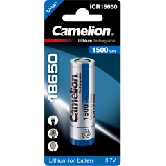 Аккумулятор CAMELION Lithium ICR18650-1500 1500 mAh 1 шт. в блистере