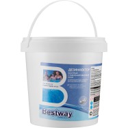 Химия для бассейна Bestway Chemicals Быстрая дезинфекция в гранулах 1кг. B1909215