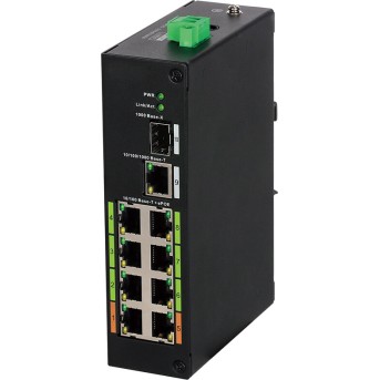 Коммутатор Dahua DH-LR2110-8ET-120 - Metoo (1)