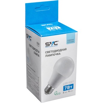 Эл. лампа светодиодная SVC LED G45-7W-E27-6500K, Холодный - Metoo (2)