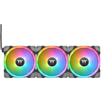 Кулер для компьютерного корпуса Thermaltake SWAFAN EX12 RGB PC Cooling Fan (3-Fan Pack) - Metoo (3)