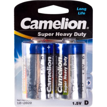 Батарейка CAMELION Super Heavy Duty R20P-BP2B - Metoo (1)