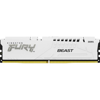 Модуль памяти Kingston FURY Beast White XMP EXPO KF552C40BW-16 DDR5 16GB 5200MHz - Metoo (2)