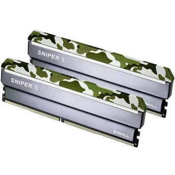 Комплект модулей памяти G.SKILL SniperX F4-3200C16D-16GSXFB DDR4 16GB (Kit 2x8GB) 3200MHz - Metoo (1)