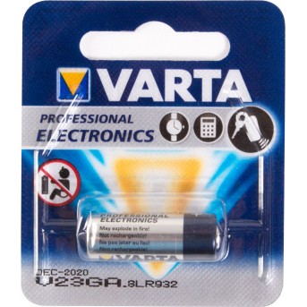 Батарейка VARTA Electronics V23GA - 8LR932 12 V (1 шт) - Metoo (1)
