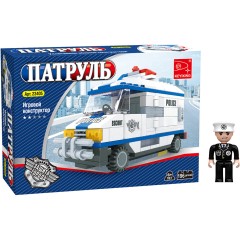 Игровой конструктор Keyixing 23405 ПАТРУЛЬ (196 деталей в наборе)