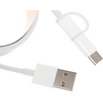 Интерфейсный кабель Xiaomi 30cm MICRO USB and Type-C Белый - Metoo (3)