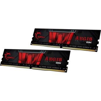 Комплект модулей памяти G.SKILL Aegis F4-2400C17D-8GIS DDR4 8GB (Kit 2x4GB) 2400MHz - Metoo (1)