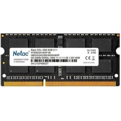 Модуль памяти для ноутбука Netac NTBSD3N16SP-08 DDR3 8GB <PC4-12800/<wbr>1600MHz>