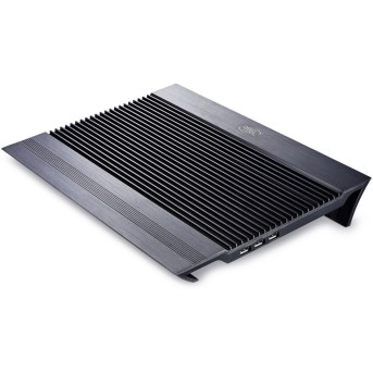 Охлаждающая подставка для ноутбука Deepcool N8 Black 17" - Metoo (1)
