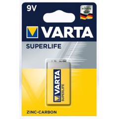 Батарейка VARTA Superlife E-Block 9V - 6F22P (1 шт) (2022)